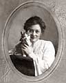 Woman and Kitten