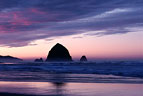 Haystack Rock Dawn - Canon Beach Oregon